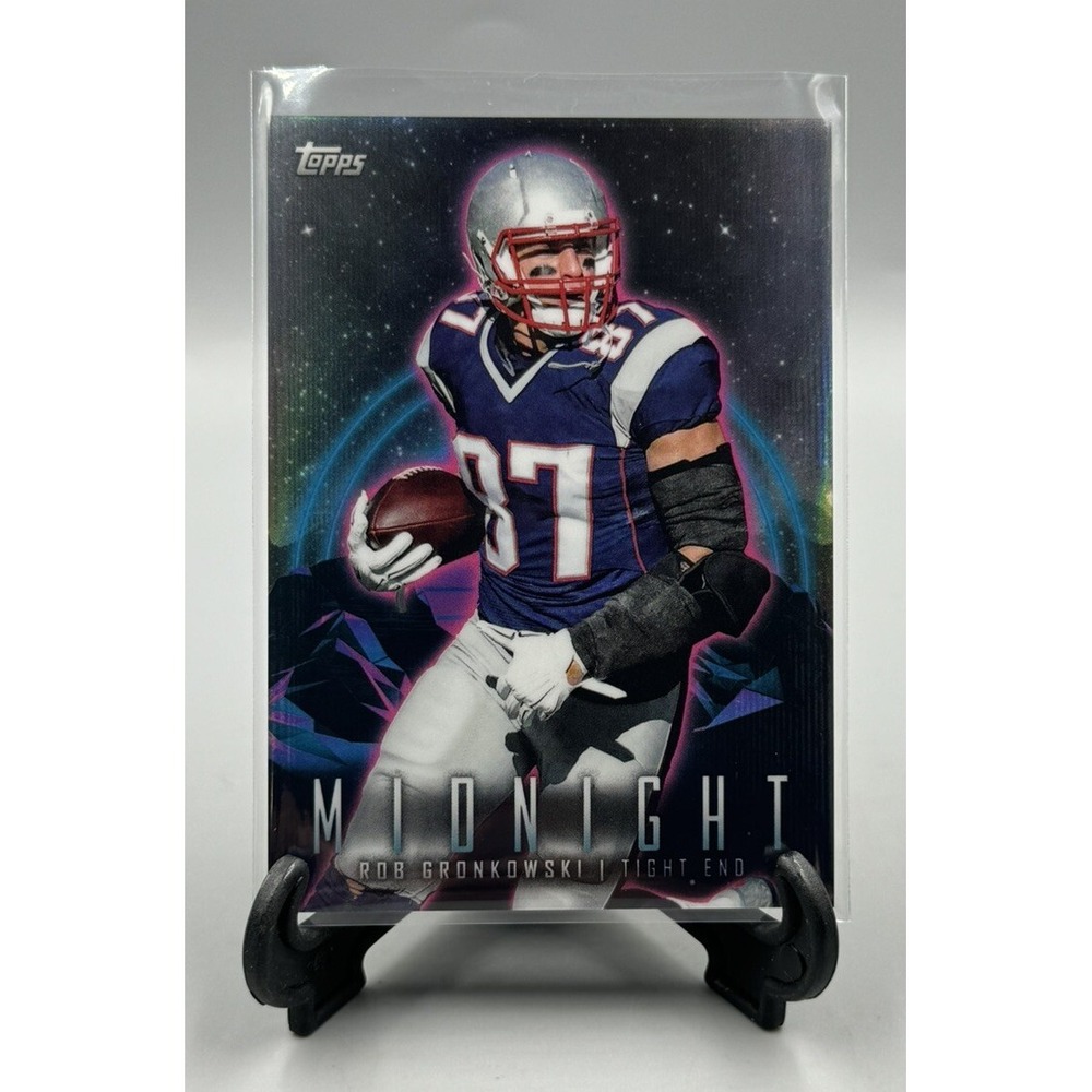 2024 4685D Topps COMPOSITE MIDNIGHT‎ REFRACTOR Rob Gronkowski New England
